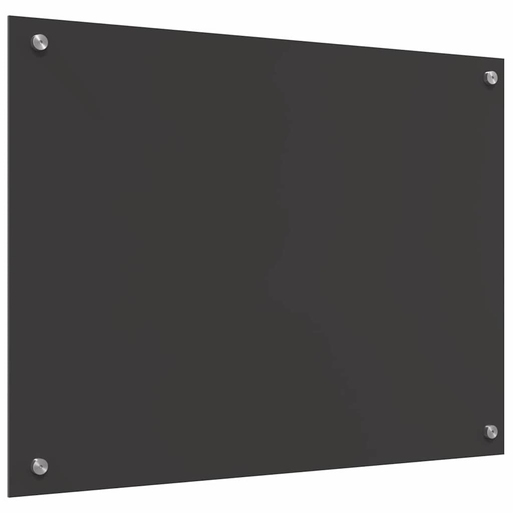 Kuhinjski zid 2 pcs Tamno siva 80 x 60 cm