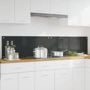 Kuhinjski zid 2 pcs Tamno siva 100 x 40 cm