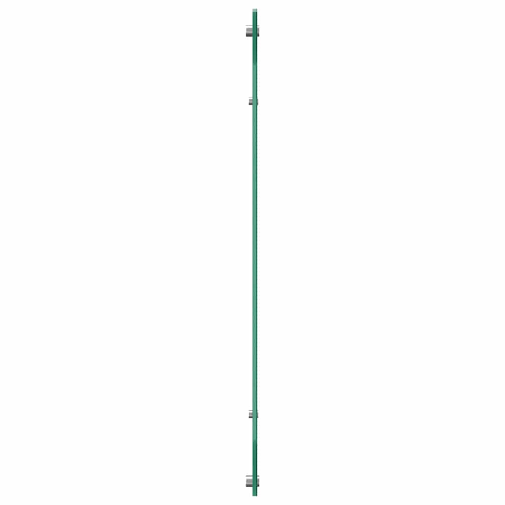 Kuhinjski zid 2 pcs Crna 110 x 60 cm Staklo otporno na udarce
