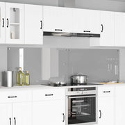 Kuhinjski zid 2 pcs Svijetlo siva 110 x 60 cm