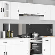 Kuhinjski zid 2 pcs Tamno siva 110 x 50 cm