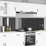 Kuhinjski zid 2 pcs Tamno siva 110 x 60 cm
