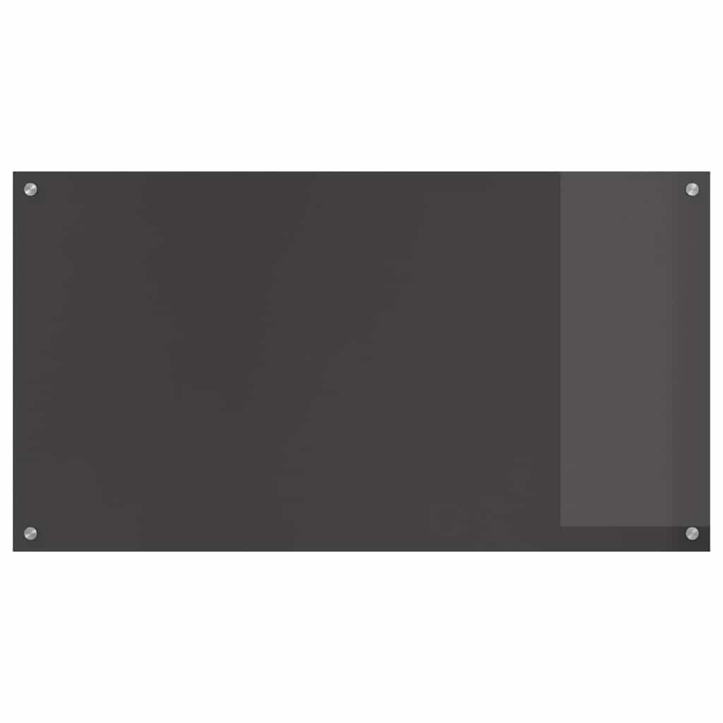 Kuhinjski zid 2 pcs Tamno siva 110 x 60 cm