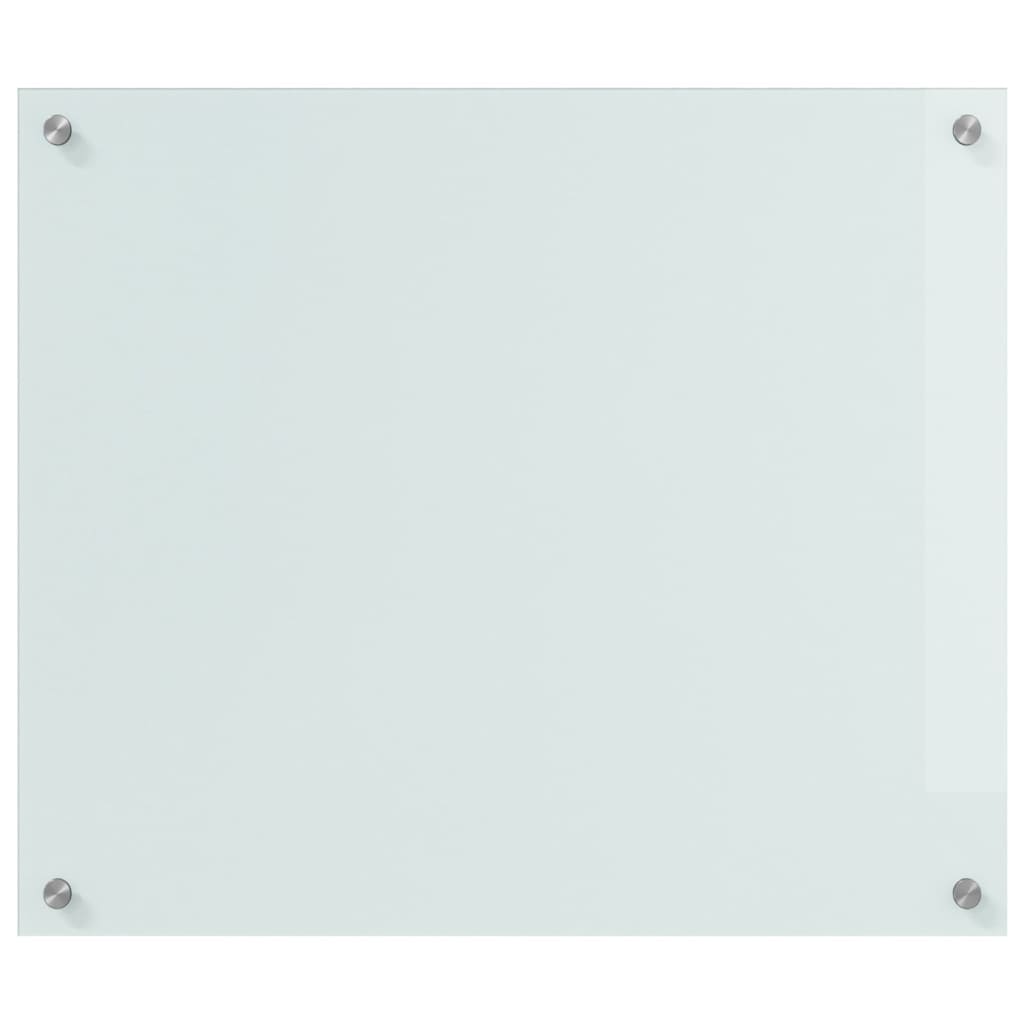 Kuhinjski zid 2 pcs Bijelo 70 x 60 cm Staklo otporno na udarce