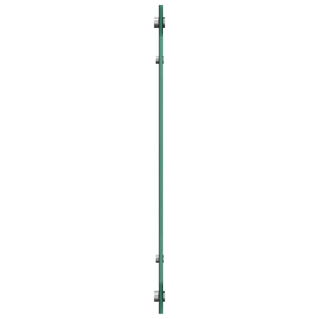 Kuhinjski zid 2 pcs Crna 80 x 60 cm Staklo otporno na udarce