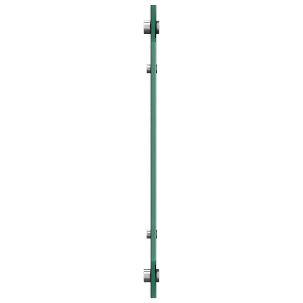 Kuhinjski zid 2 pcs Crna 100 x 40 cm Staklo otporno na udarce