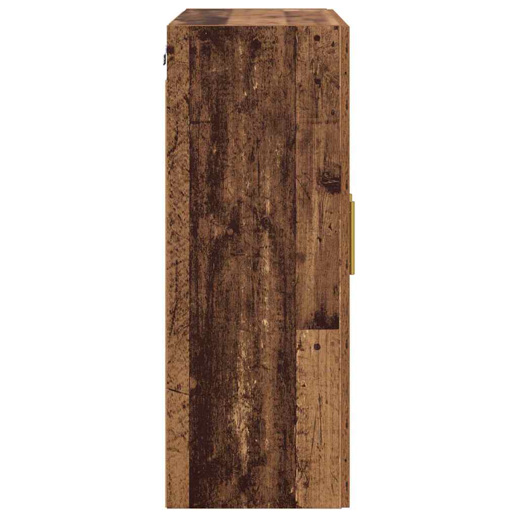 Kabinetski zidni Zidne 2 pcs Staro drvo 69,5 x 34 x 90 cm