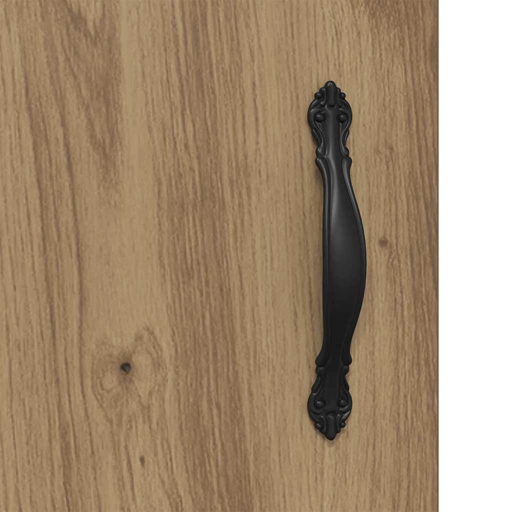 Kabinetski zidni Zidne 2 pcs Umjetnički hrast 69,5 x 34 x 90 cm