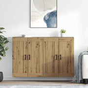 Kabinetski zidni 2 pcs Umjetnički hrast 69,5 x 34 x 90 cm