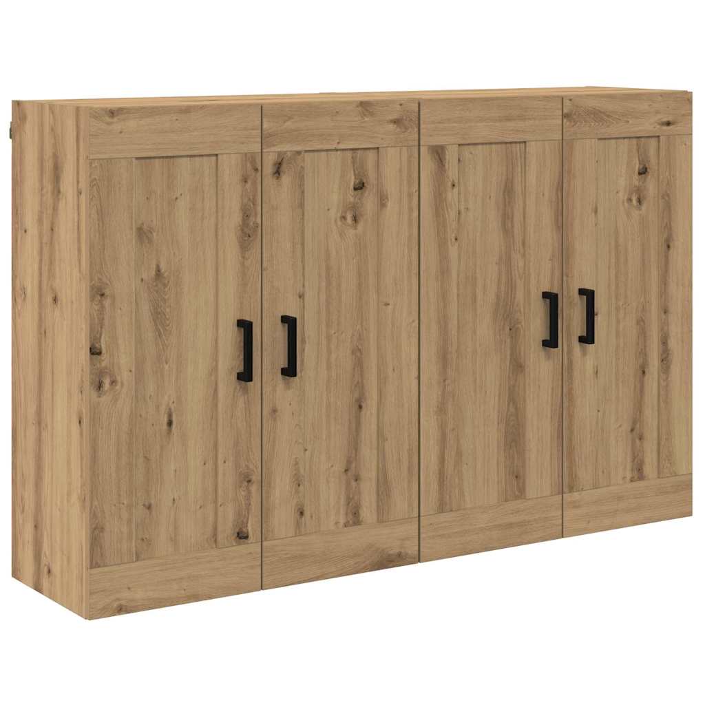 Kabinetski zidni 2 pcs Umjetnički hrast 69,5 x 34 x 90 cm