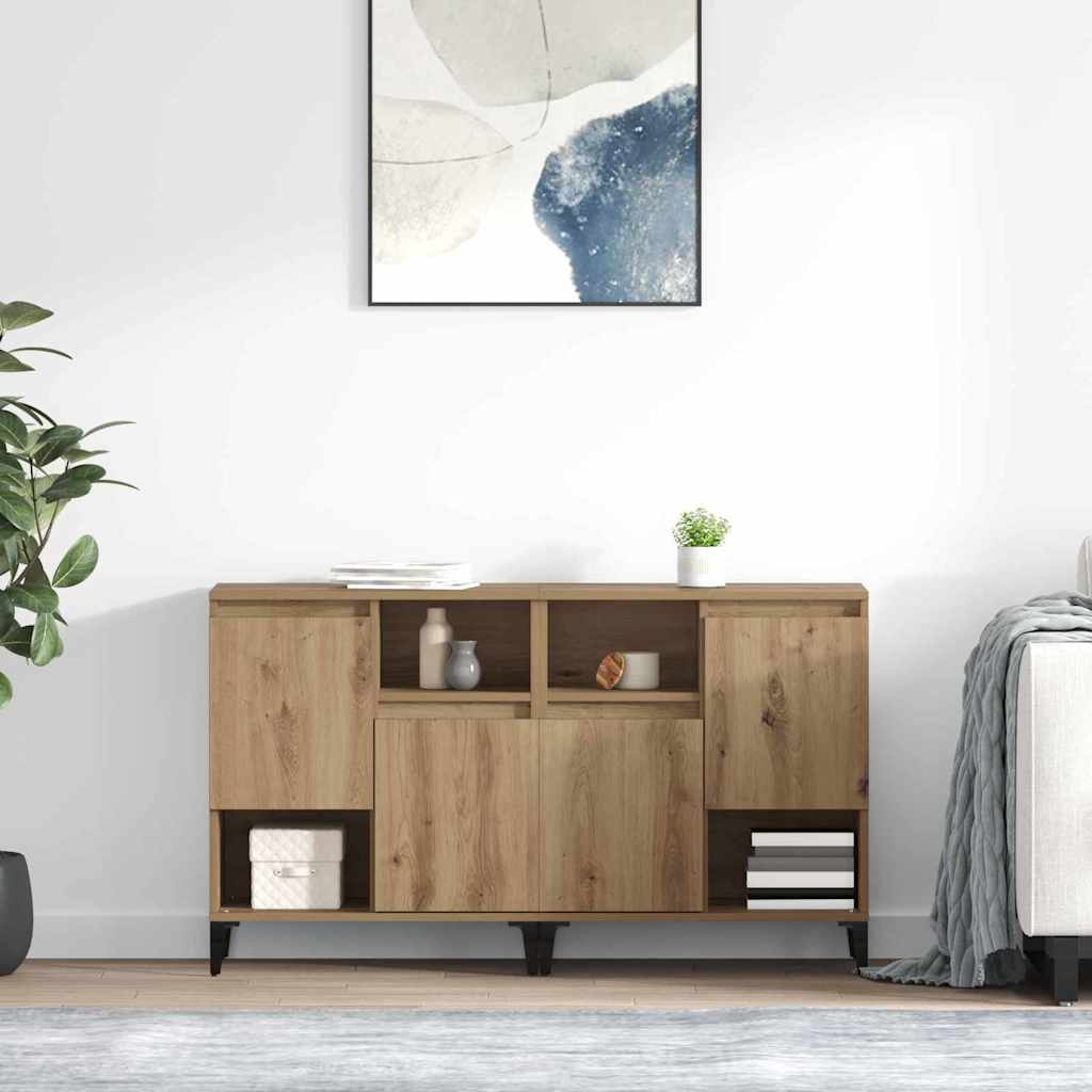 Komode 2 pcs Umjetnički hrast 60 x 35 x 70 cm Konstruirano drvo