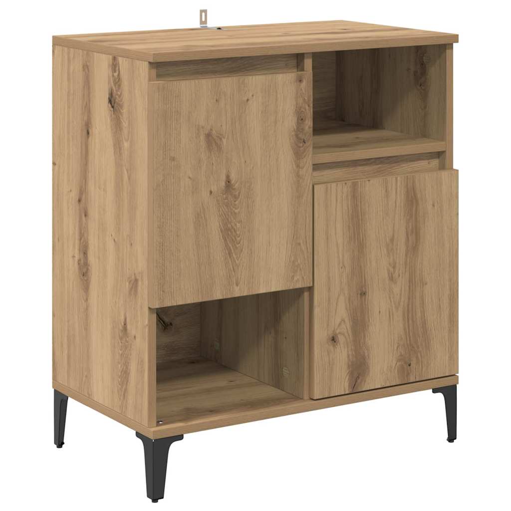 Komode 2 pcs Umjetnički hrast 60 x 35 x 70 cm Konstruirano drvo