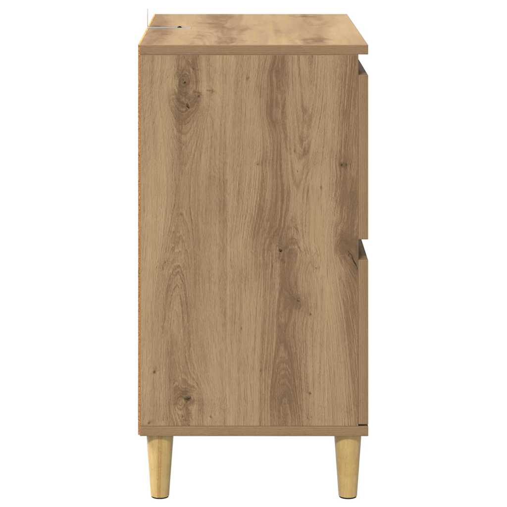 Komode 2 pcs Umjetnički hrast 60 x 35 x 70 cm Konstruirano drvo