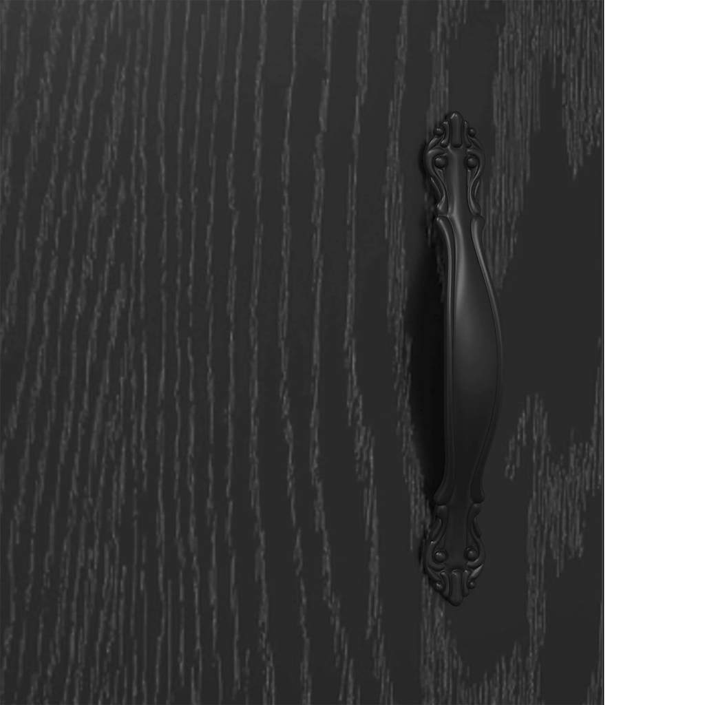 Kabinetski zidni Zidne 2 pcs Crni hrast 69,5 x 34 x 90 cm