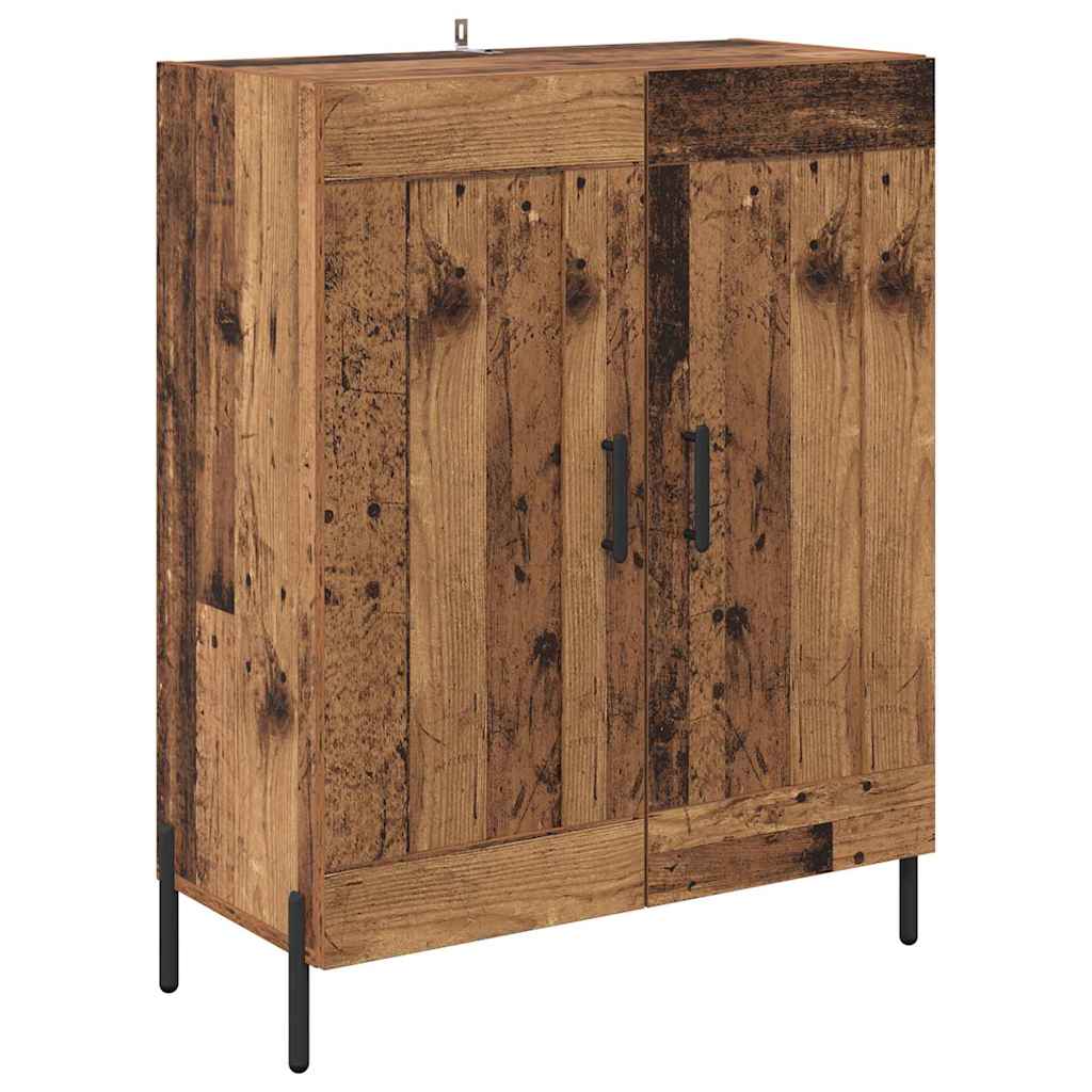 Highboard 2 pcs Staro drvo Konstruirano drvo