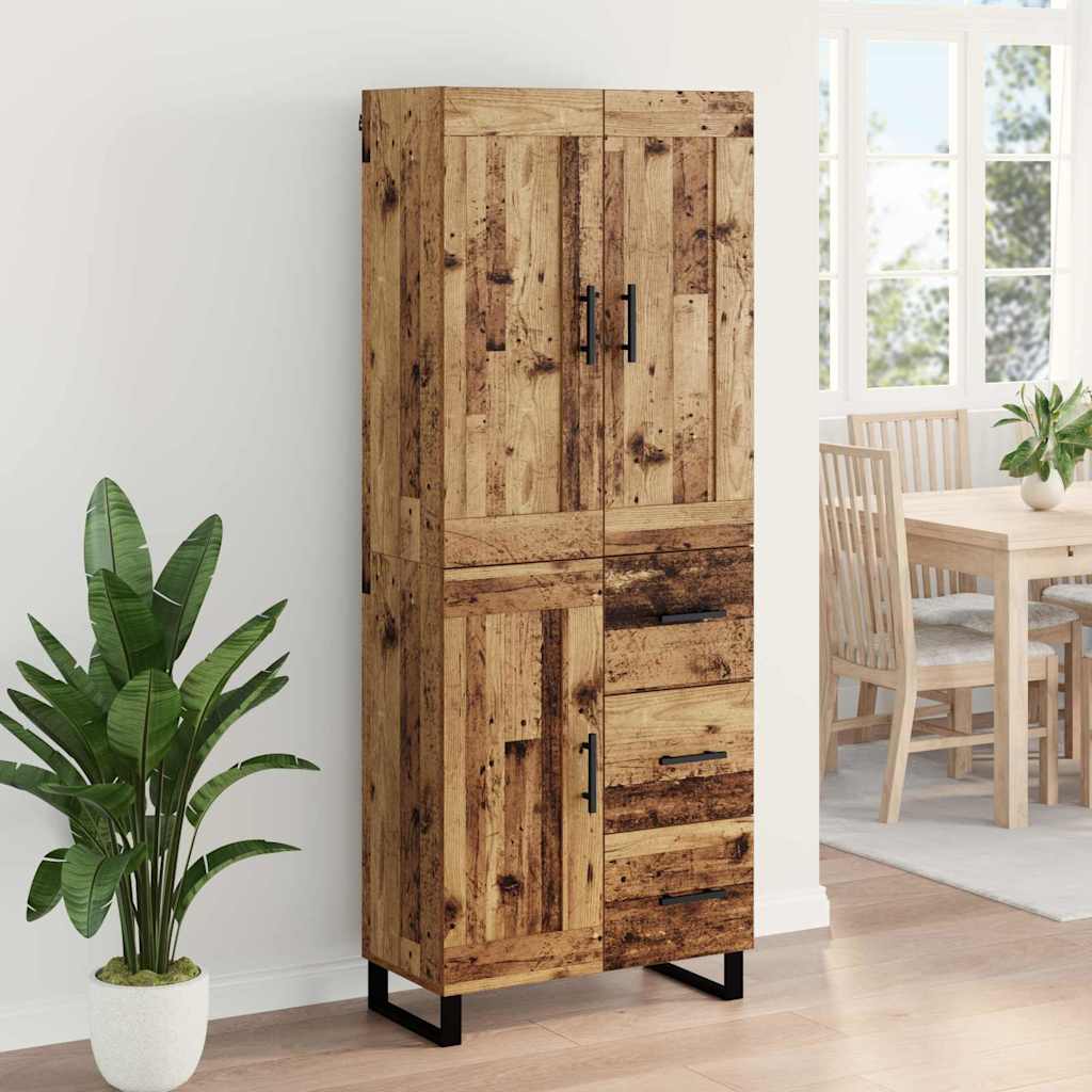Highboard Staro drvo 69,5 x 34 x 180 cm Konstruirano drvo