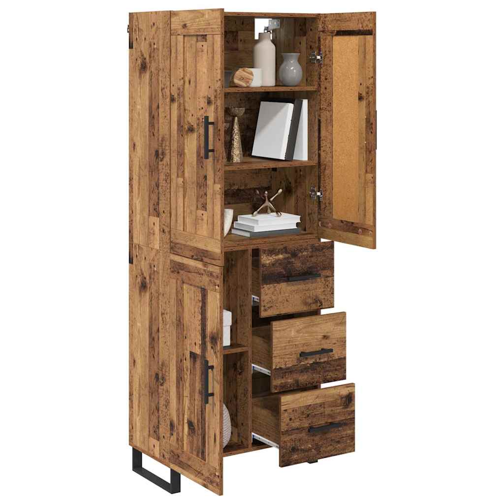 Highboard Staro drvo 69,5 x 34 x 180 cm Konstruirano drvo