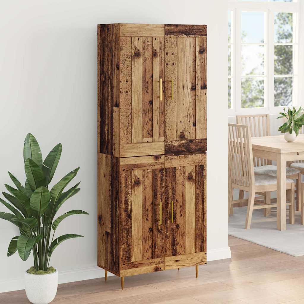 Highboard Staro drvo 69,5 x 34 x 180 cm Konstruirano drvo