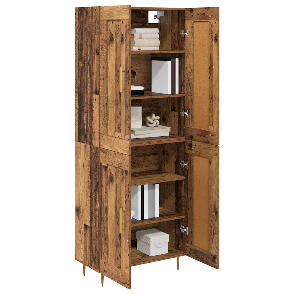 Highboard Staro drvo 69,5 x 34 x 180 cm Konstruirano drvo