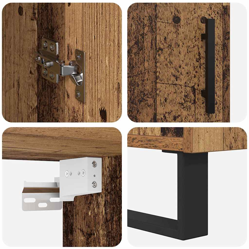 Highboard Staro drvo 34,5 x 34 x 180 cm Konstruirano drvo