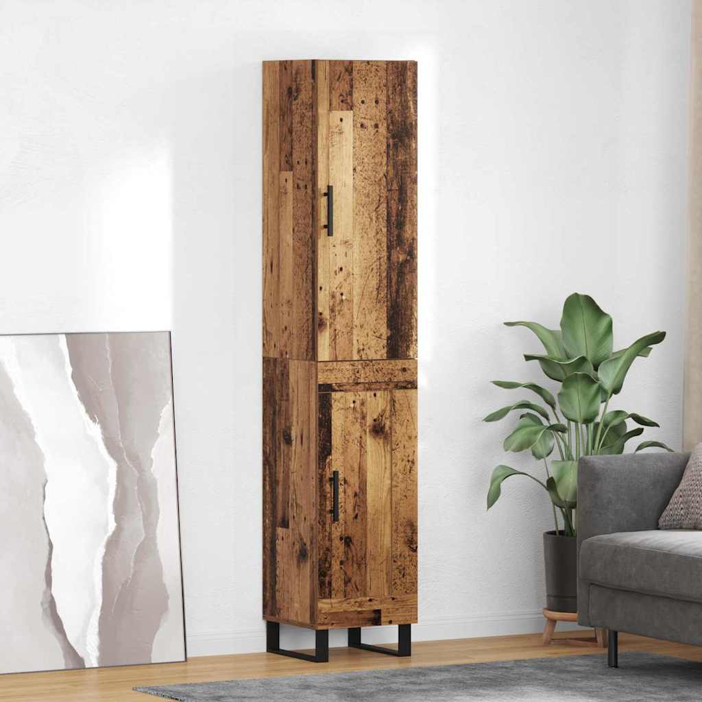 Highboard Staro drvo 34,5 x 34 x 180 cm Konstruirano drvo