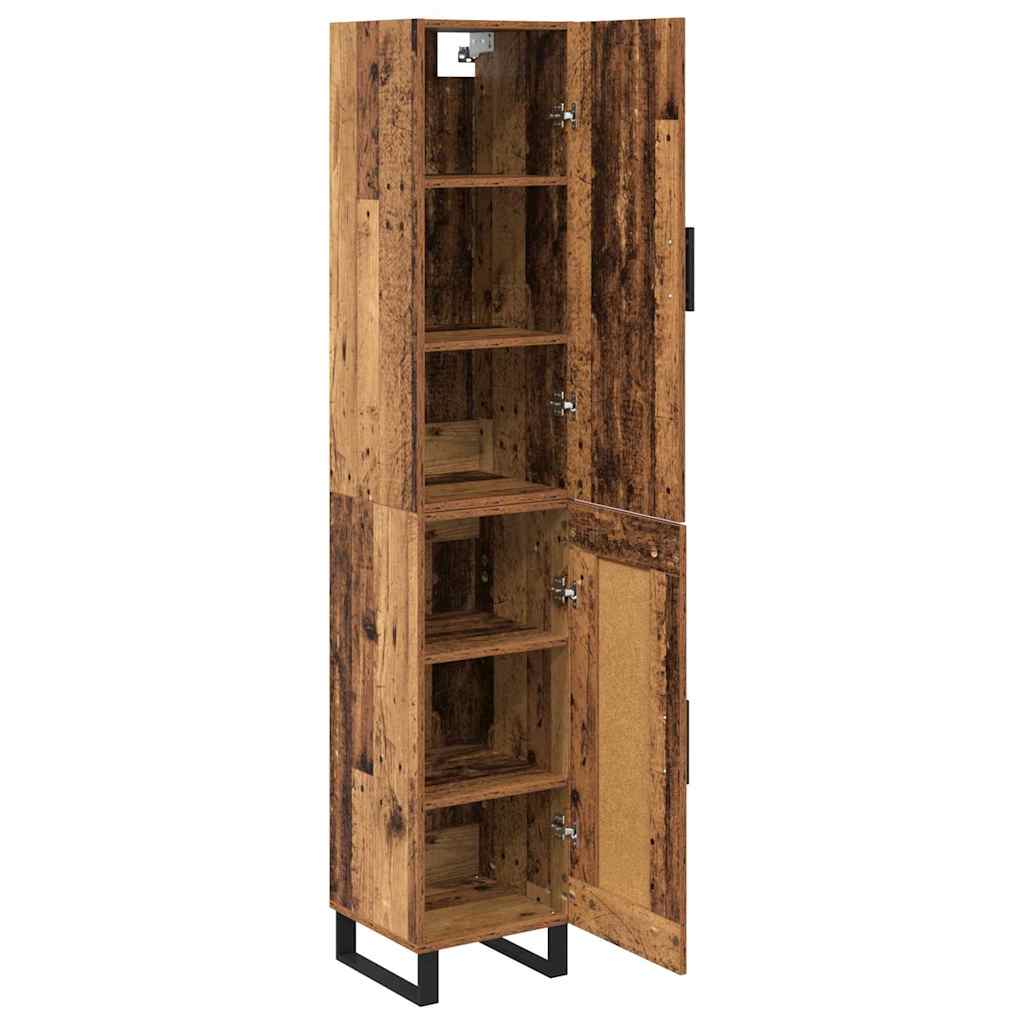 Highboard Staro drvo 34,5 x 34 x 180 cm Konstruirano drvo