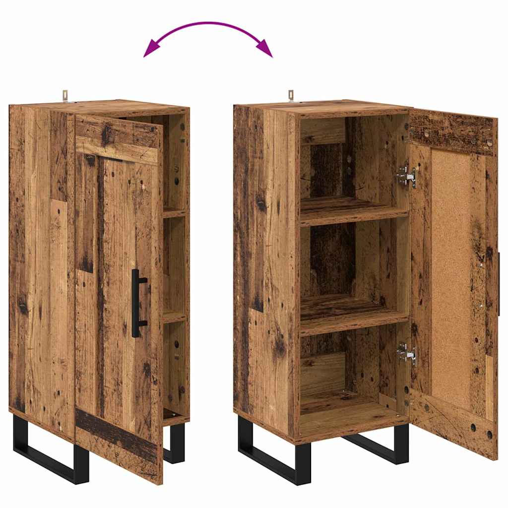 Highboard Staro drvo 34,5 x 34 x 180 cm Konstruirano drvo