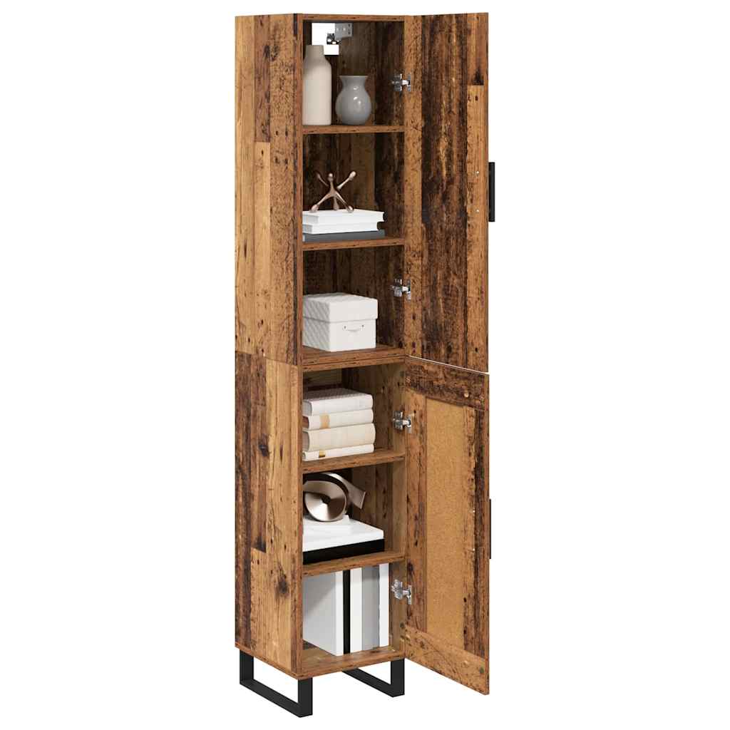 Highboard Staro drvo 34,5 x 34 x 180 cm Konstruirano drvo