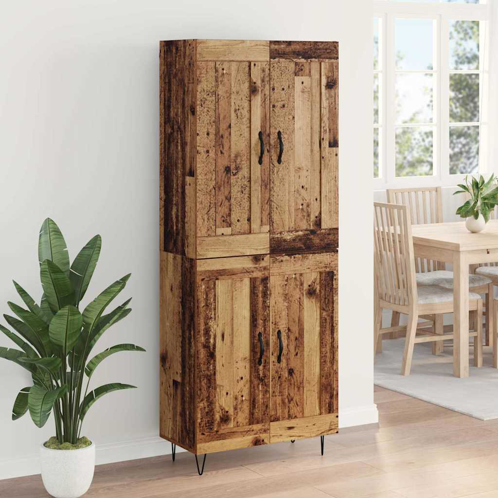 Highboard Staro drvo 69,5 x 34 x 180 cm Konstruirano drvo