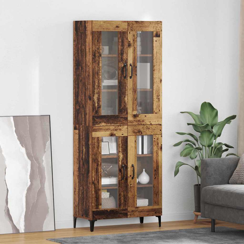 Highboard Zidne Staro drvo 69,5 x 34 x 180 cm Konstruirano drvo