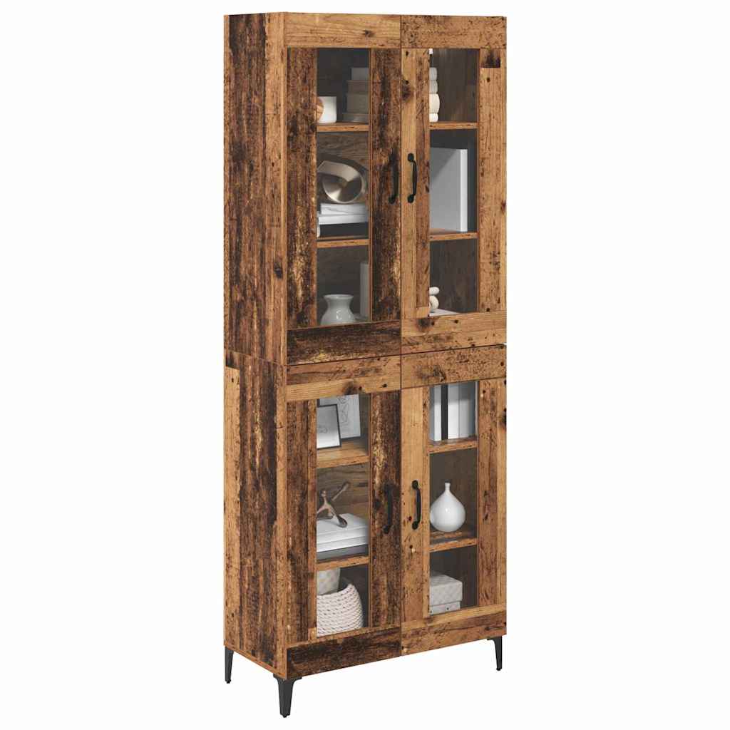 Highboard Zidne Staro drvo 69,5 x 34 x 180 cm Konstruirano drvo