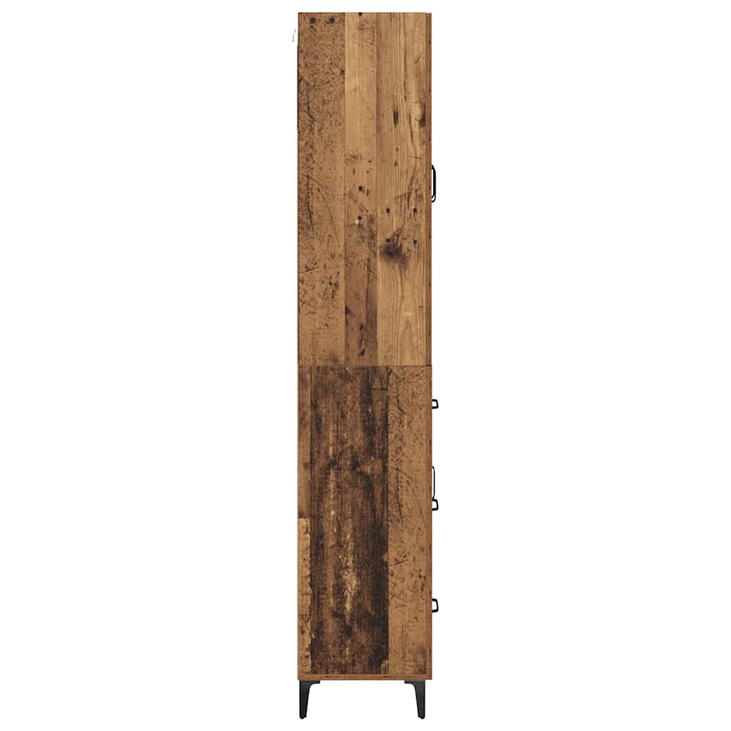 Highboard Zidne Staro drvo 69,5 x 34 x 180 cm Konstruirano drvo