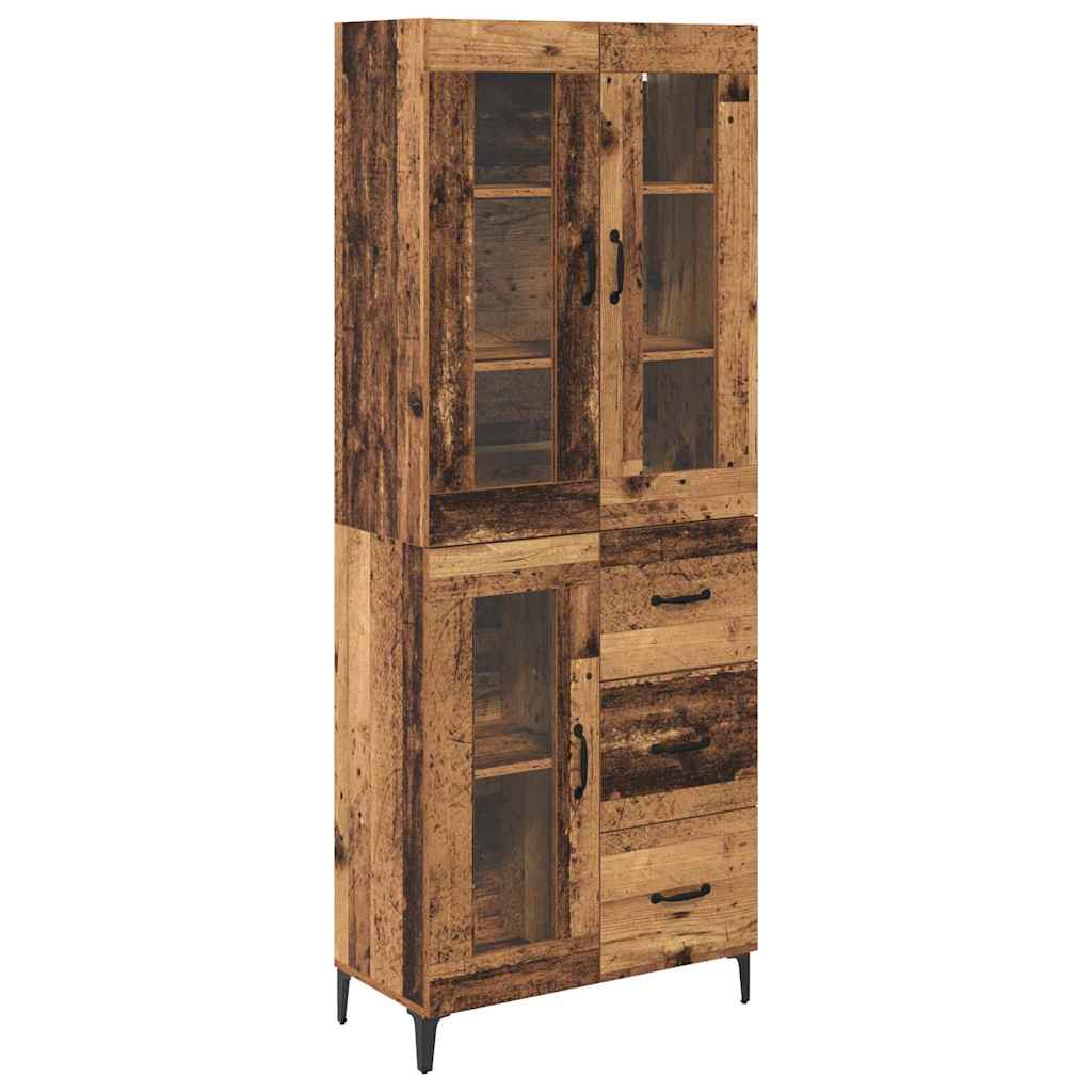 Highboard Zidne Staro drvo 69,5 x 34 x 180 cm Konstruirano drvo