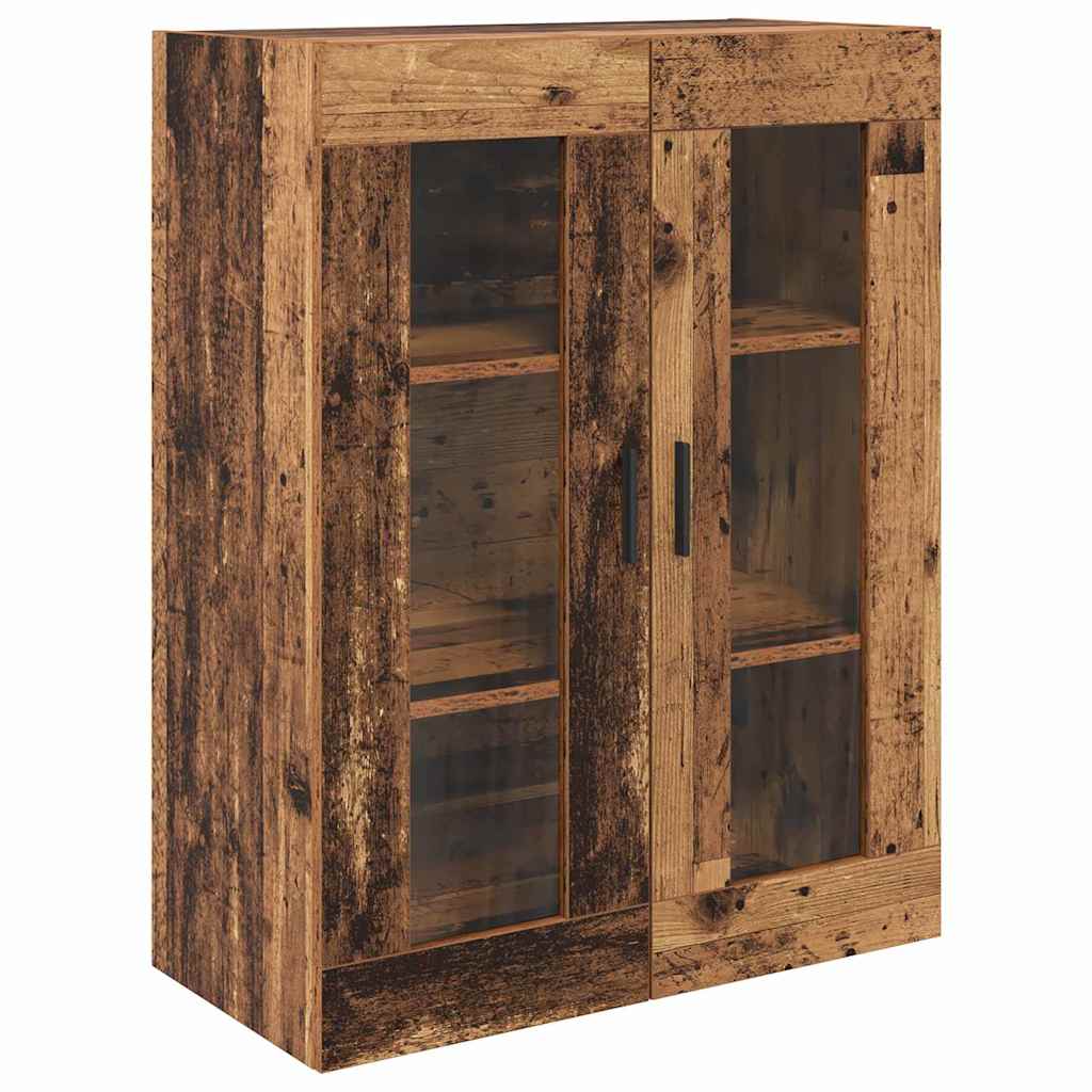 Highboard 2 pcs Staro drvo Konstruirano drvo