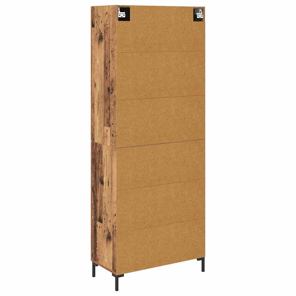 Highboard Zidne Staro drvo 69,5 x 34 x 180 cm Konstruirano drvo