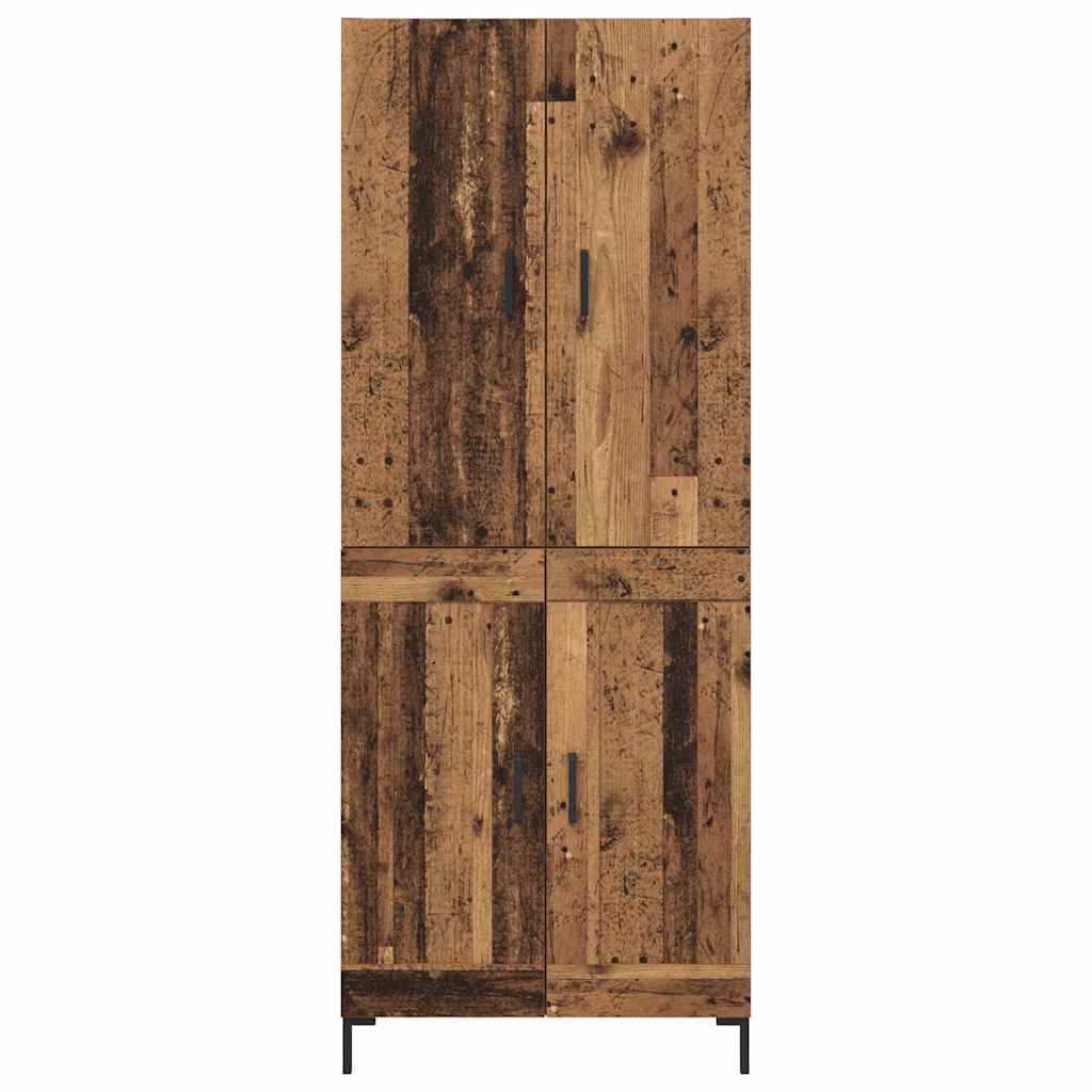 Highboard Zidne Staro drvo 69,5 x 34 x 180 cm Konstruirano drvo