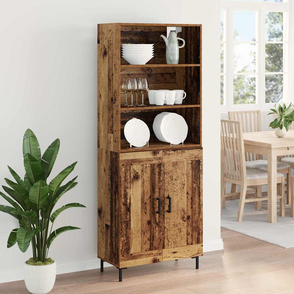 Highboard Staro drvo 69,5 x 34 x 180 cm Konstruirano drvo