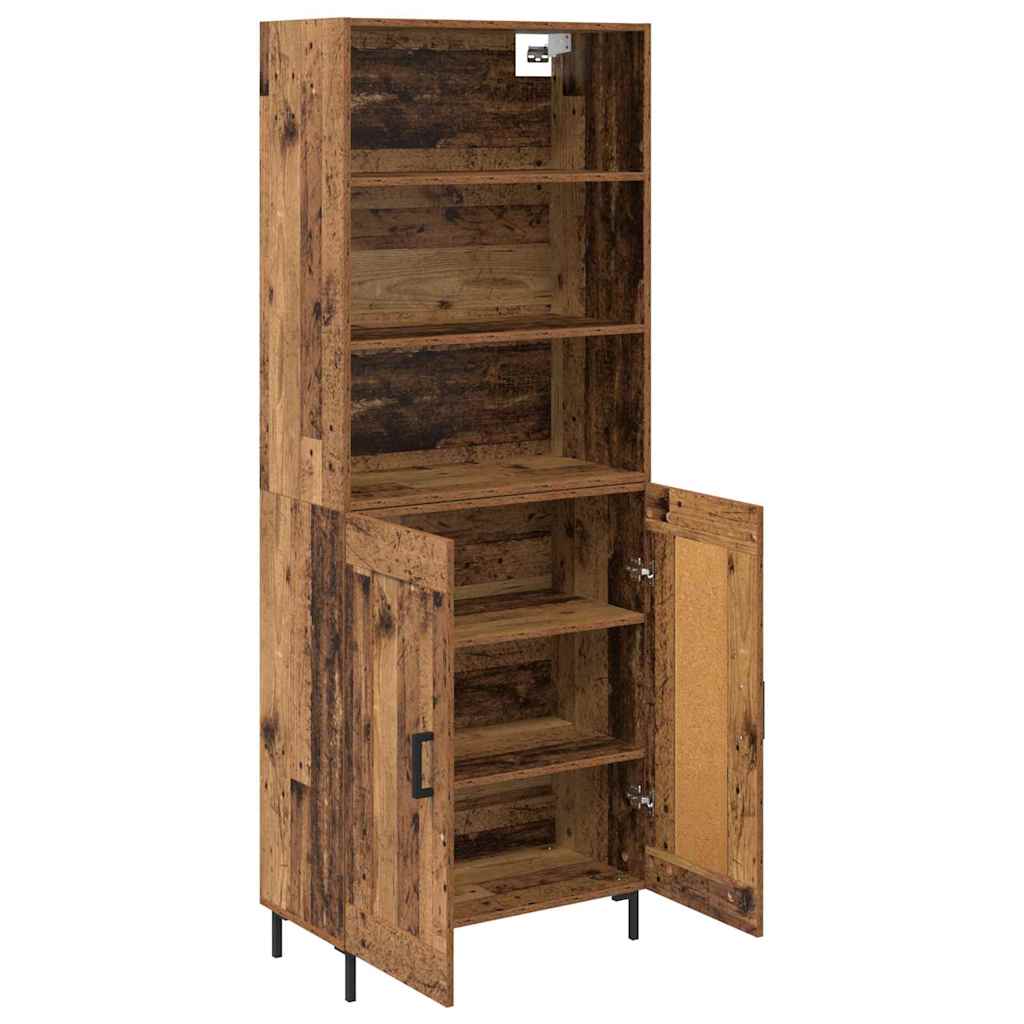 Highboard Staro drvo 69,5 x 34 x 180 cm Konstruirano drvo