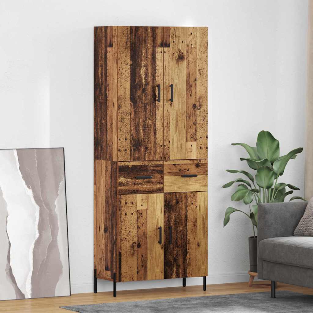 Highboard Staro drvo 69,5 x 34 x 180 cm Konstruirano drvo