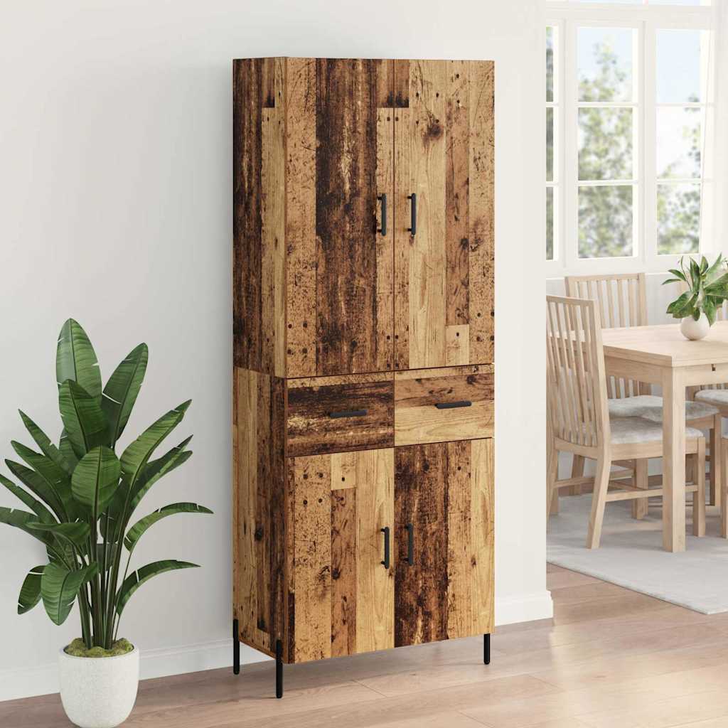 Highboard Staro drvo 69,5 x 34 x 180 cm Konstruirano drvo