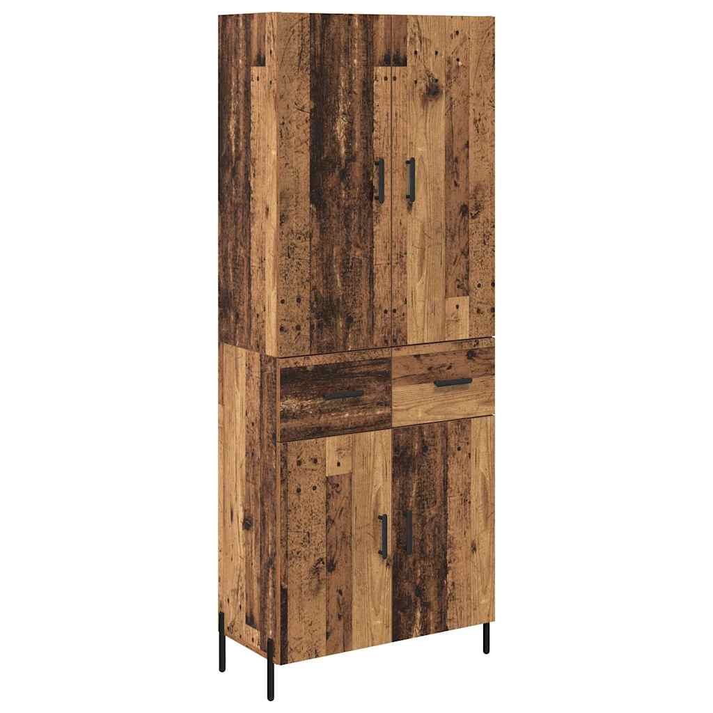 Highboard Staro drvo 69,5 x 34 x 180 cm Konstruirano drvo