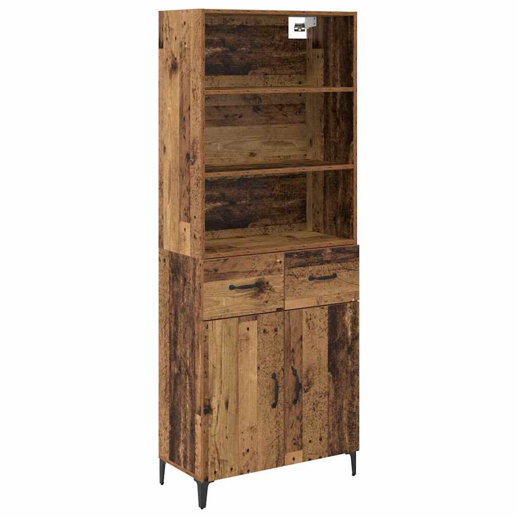 Highboard Staro drvo 69,5 x 34 x 180 cm Konstruirano drvo