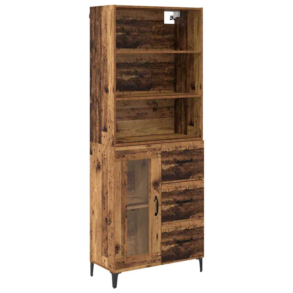 Highboard Staro drvo 69,5 x 34 x 180 cm Konstruirano drvo