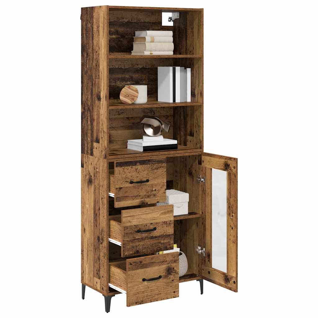 Highboard Staro drvo 69,5 x 34 x 180 cm Konstruirano drvo