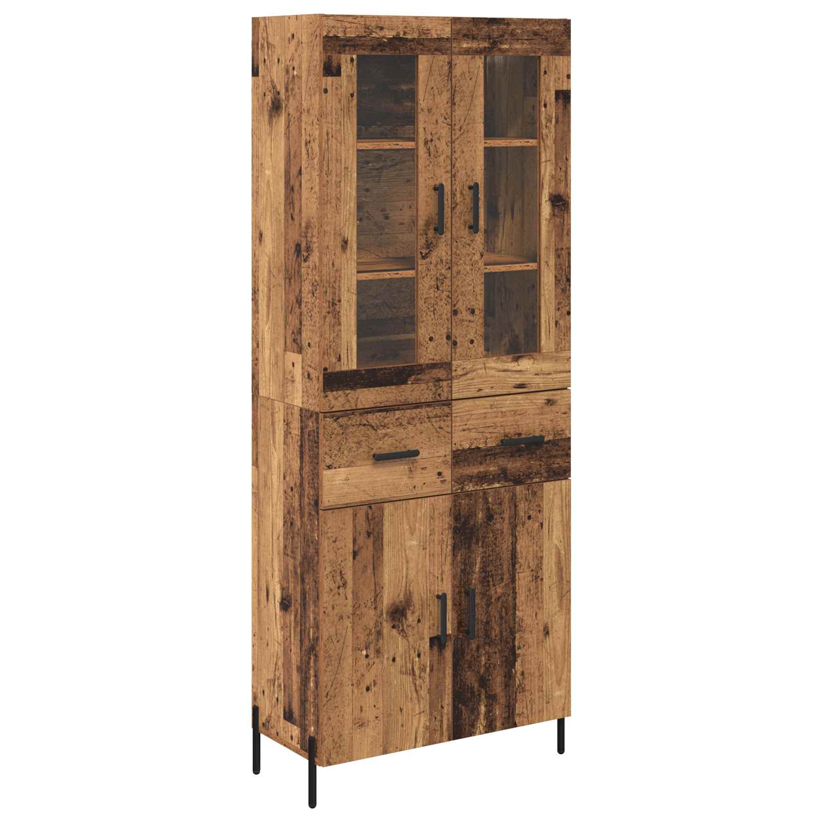 Highboard Zidne Staro drvo 69,5 x 34 x 180 cm Konstruirano drvo