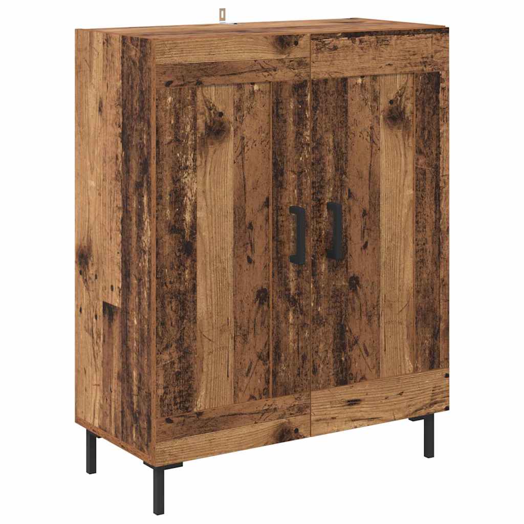 Highboard 2 pcs Staro drvo Konstruirano drvo