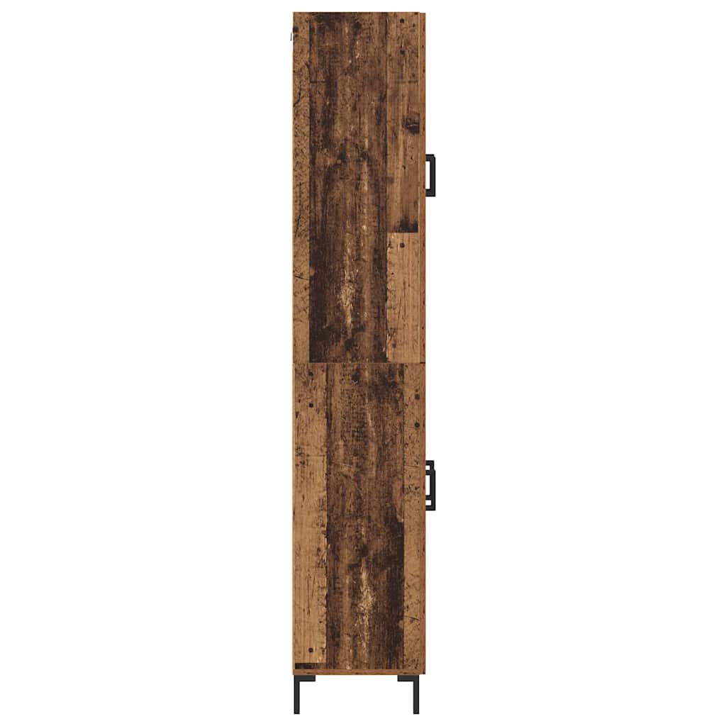Highboard 2 pcs Staro drvo Konstruirano drvo