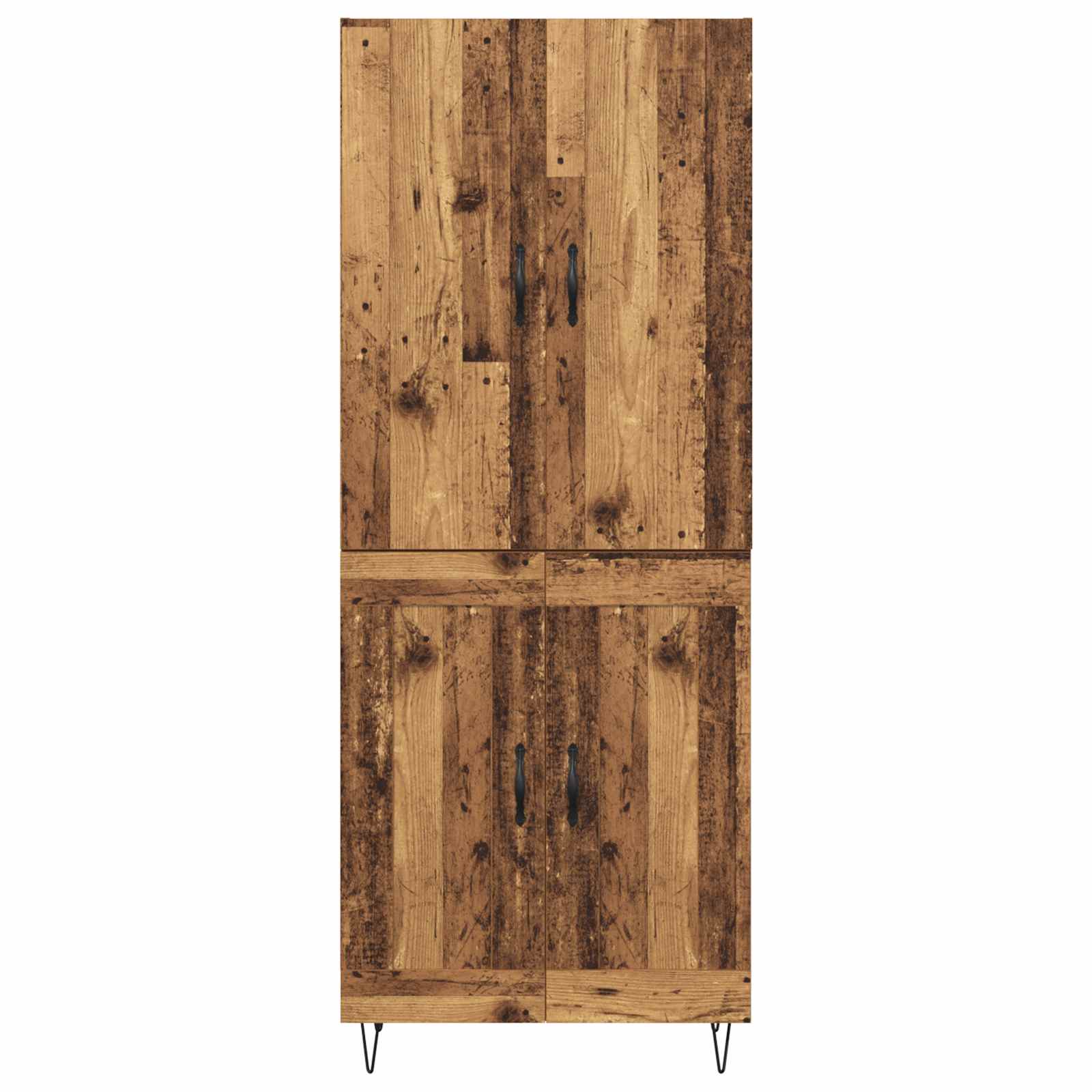 Highboard 2 pcs Staro drvo Konstruirano drvo