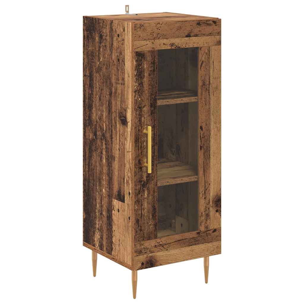 Highboard 2 pcs Staro drvo Konstruirano drvo