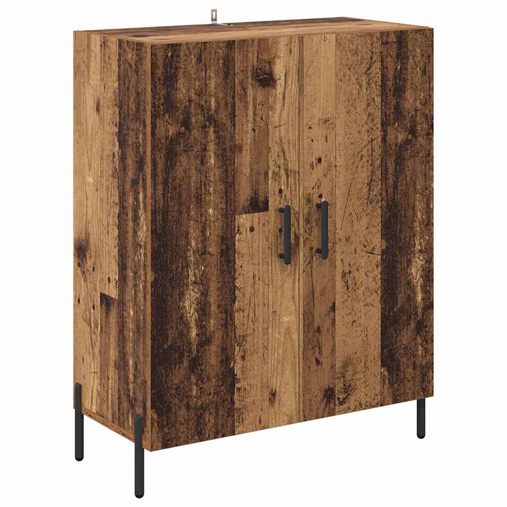 Highboard 2 pcs Staro drvo Konstruirano drvo